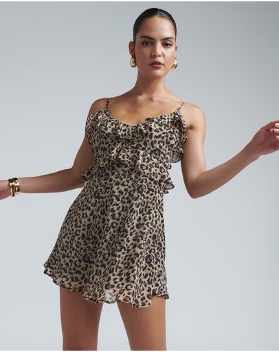 Beige Base Leopard