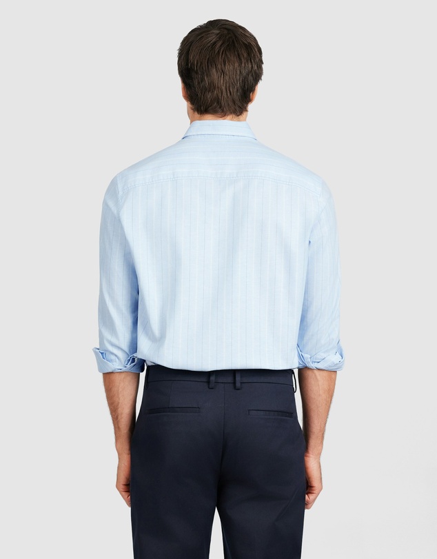 Tarocash - Stripe Oxford Easy Care Shirt