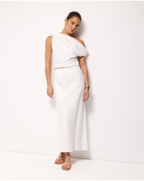 AERE - Cropped Off Shoulder Top