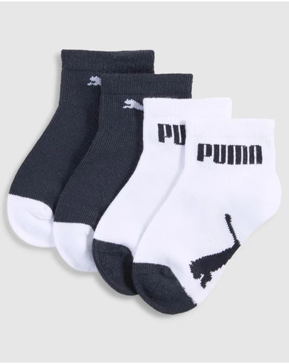 Puma - 2-Pack Minicats Lifestyle Socks - Babies-Teens