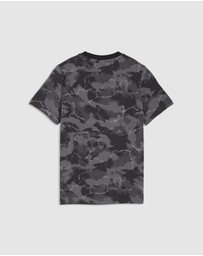 Puma - Essentials All Over Print Camo Tee - Teens
