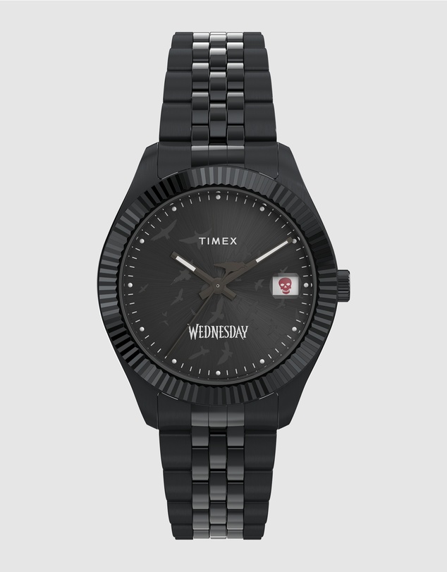 TIMEX - Timex x Wednesday Timex Legacy 36mm Stainless Steel Bracelet Watch