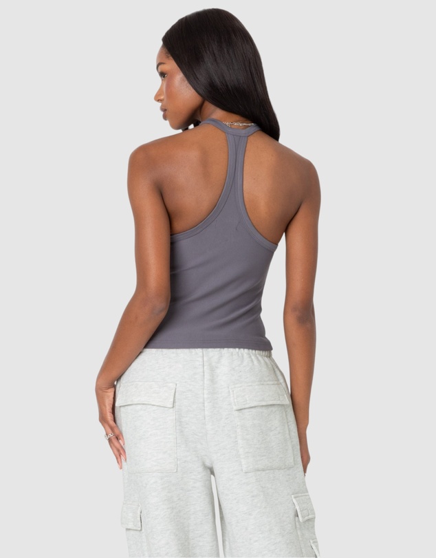 EDIKTED - Racer Back Halter Top