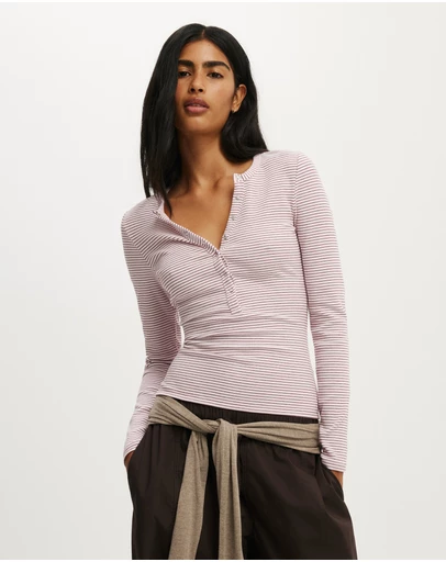 Cotton On - Blake Henley Long Sleeve Top