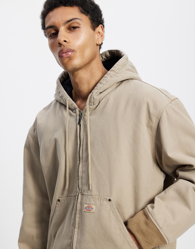 Dickies - Canvas Hooded Bomber Jacket
