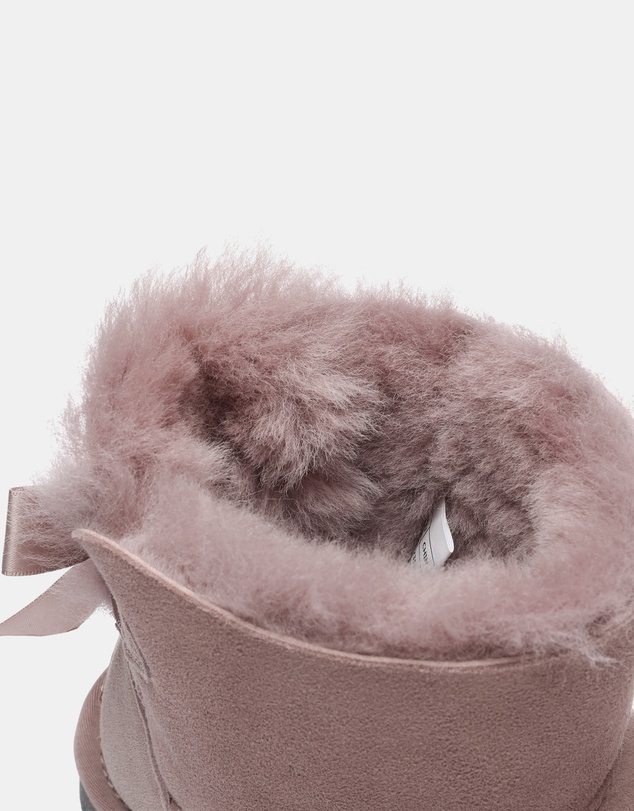 EVERAU - EverAU Ugg Mini Back Bow Sheepskin Upper UGG Boots