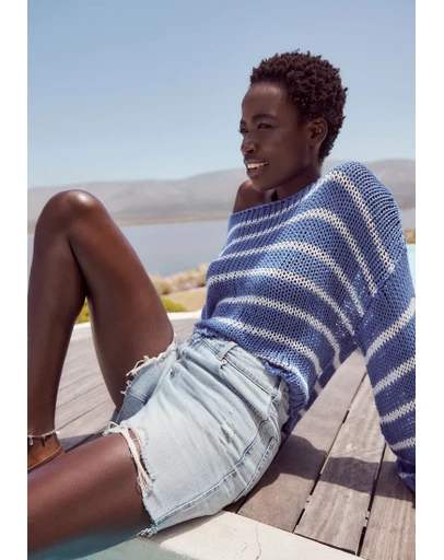 NEXT - Ripped Denim Shorts