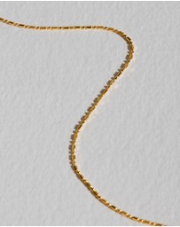 SAINT VALENTINE - Dash Dot Chain Necklace - Gold