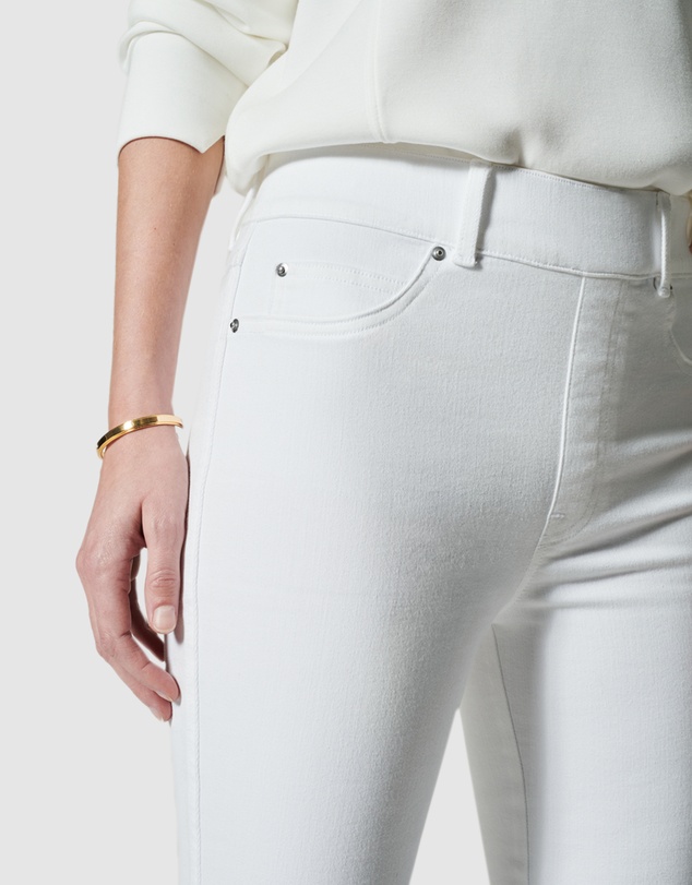 Spanx - Denim Flare Jeans - White