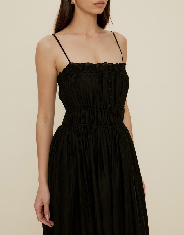 The Fated - Rosie Gathered Midi Dress