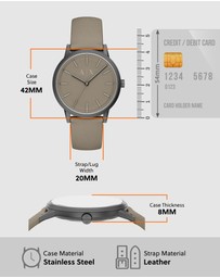 Armani Exchange - Gray Analogue Watch