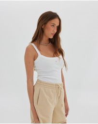 Toast Society - Jersey Raw Hem Short