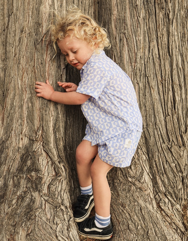 Kynd Baby - Woven Shirt in Blue Sunrise