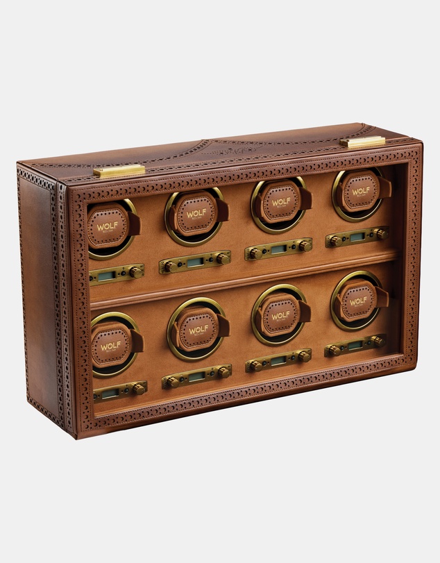 Wolf - WOLF Brogue 8 Piece Watch Winder