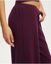 Cotton On Body - Dreamy Soft Pointelle Wide Leg Pant