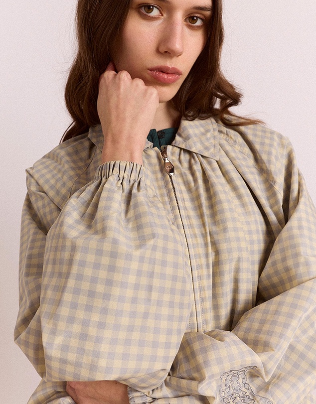 Damson Madder - Lailah Lightweight Bomber Jacket