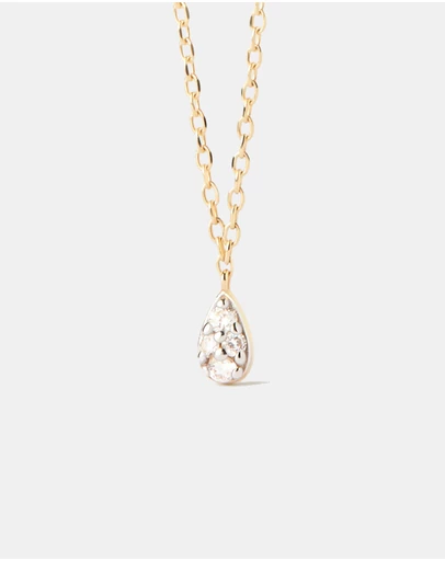 PDPAOLA - Diamonds and Gold Rio Solitary Necklace