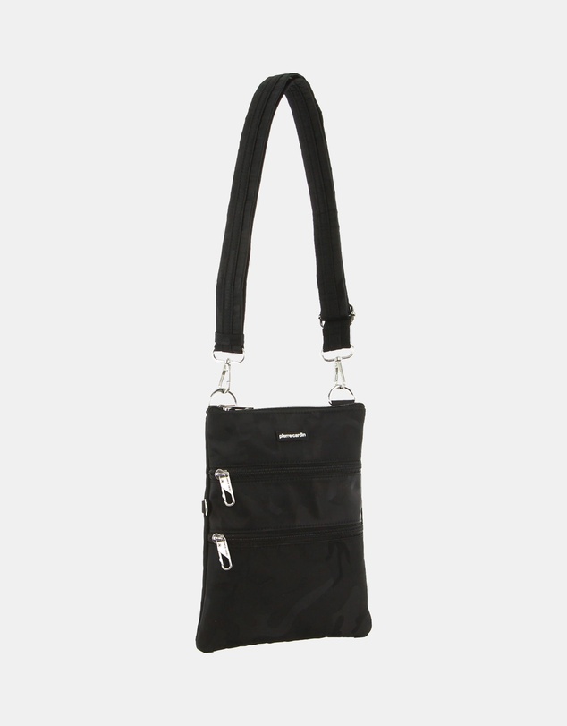 Pierre Cardin - Pierre Cardin Nylon Anti-Theft Cross Body Bag