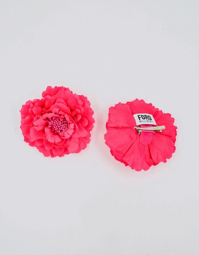 FORD MILLINERY - Maria Clips Hot Pink