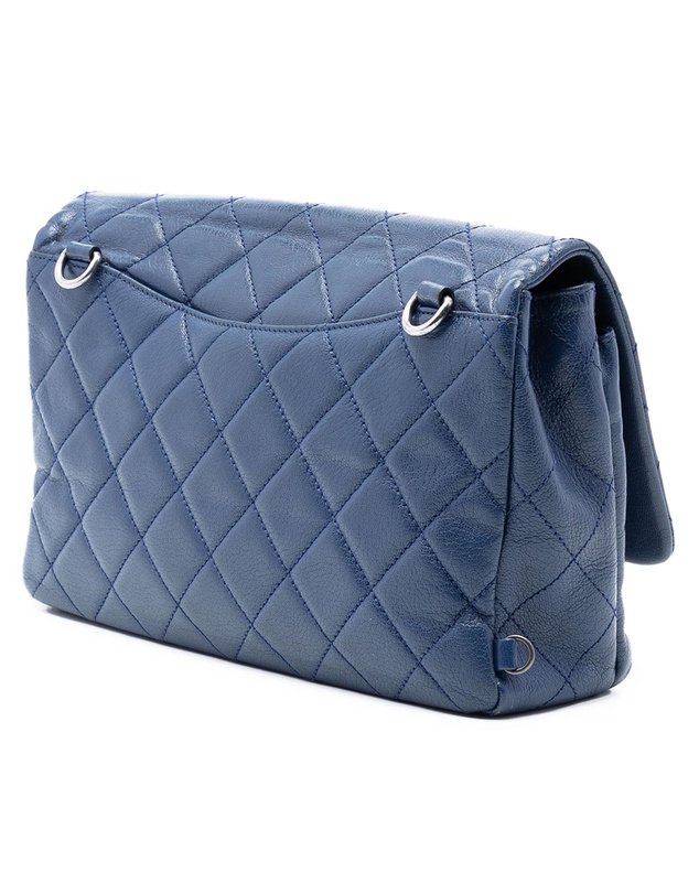Pre-Loved by Azura Reborn - Pre-Loved Large Quilted Goatskin Double Carry Waist Chain Flap