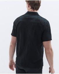 UNISON - Leaf Embroidered Regular Fit Shirt