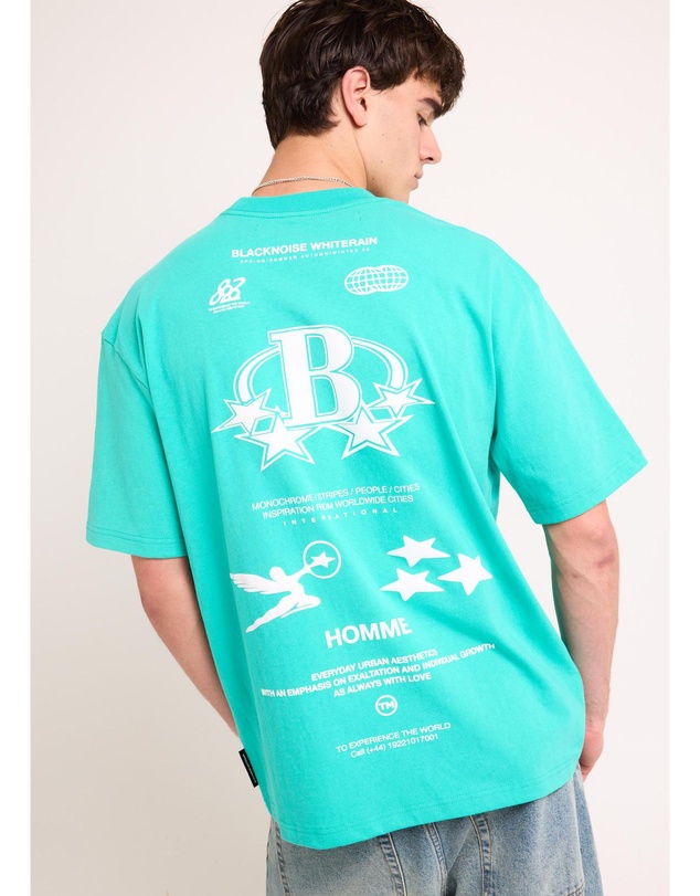 Black Noise White Rain - Aesthetics T-Shirt