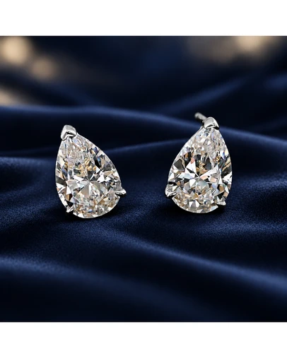 Honey and Beau - Crystal Teardrop Earrings