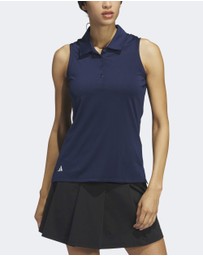 adidas Performance - Ultimate365 Solid Sleeveless Polo Shirt Womens
