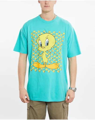 Vintage by The Real Deal - Pre Loved - 1995 Looney Tunes Tweety Bird Tee