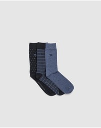 Rodd & Gunn - Seacliff Multi Sock 3 Pack