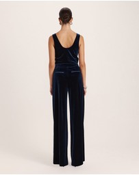 SABA - Lea Velvet Pleat Front Pant