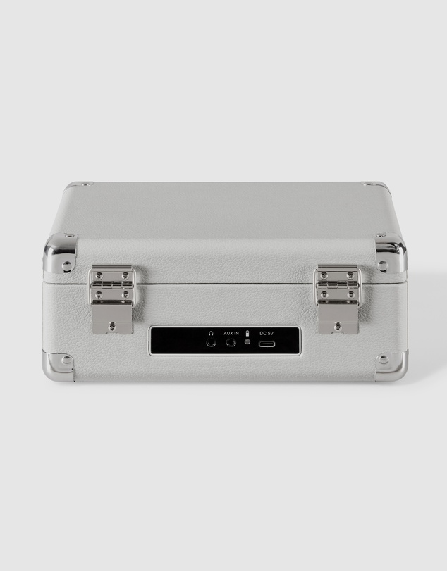 Crosley - Crosley Cruiser Portable Retro CD Player with Stereo Bluetooth Speakers, FM Radio - White Sands