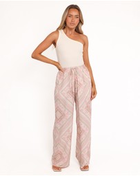 Petal & Pup - Varia Wide Leg Pant - Sage Paisley