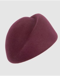 Max Alexander - Winter Burgundy Felt Designer Hat