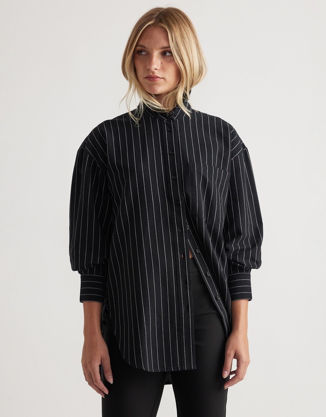 Decjuba - Heather Oxford Oversized Shirt