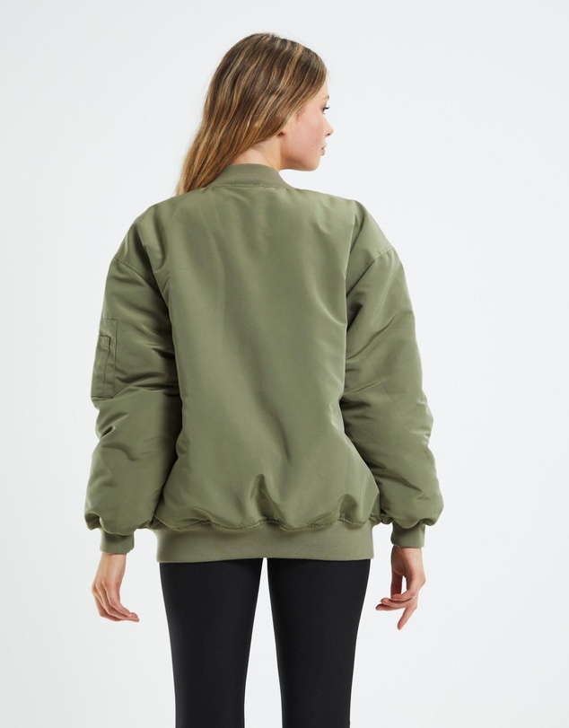 Alice In The Eve - Cora Boyfriend Longline Bomber Jacket