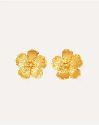 Ottoman Hands - Buttercup Gold Flower Stud Earrings