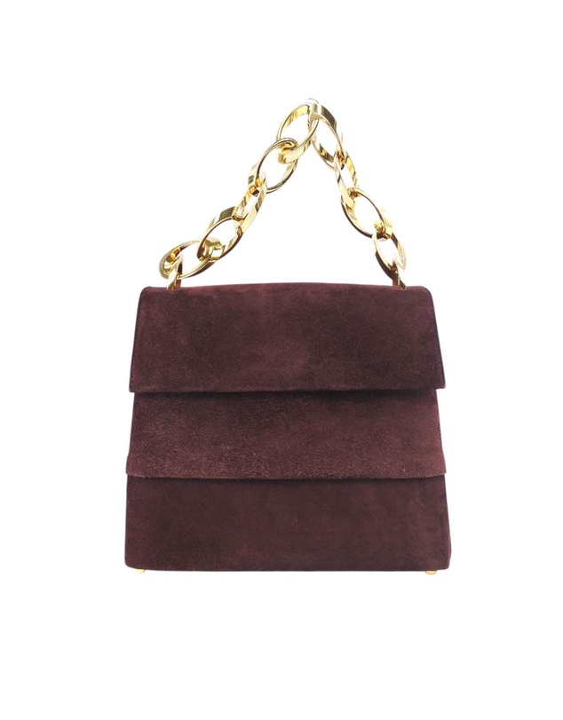 Pre-Loved by Azura Reborn - Pre-Loved Suede Chain Satchel