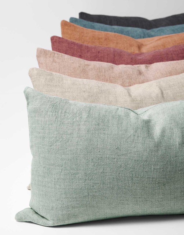 Aura Home - Arles Linen Rectangle Cushion