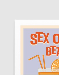 Olive et Oriel - Sex On The Beach by Wallchart Art Studio Art Print