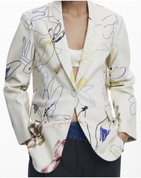 Desigual - Blazer with strokes