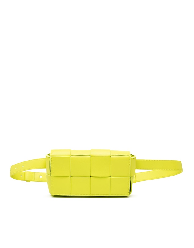 Pre-Loved by Azura Reborn - Pre-Loved Mini Nappa Intrecciato Cassette Belt Bag