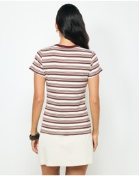 AERE - Stripe T-Shirt