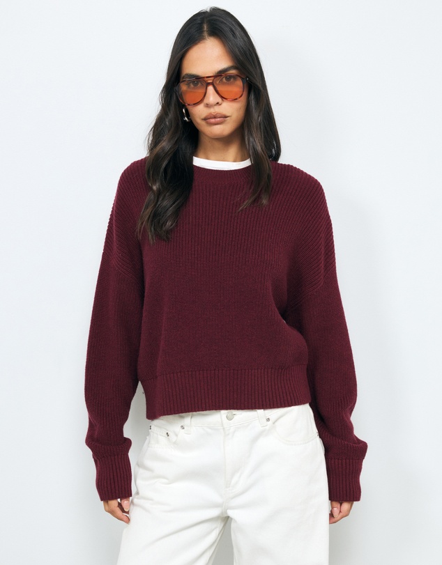 AERE - Cotton Cashmere Blend Relaxed Jumper