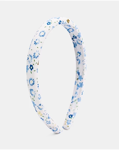 Morgan & Taylor - Holly Kids Spring Florals Headband in Blue