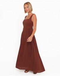 Petal & Pup - Wilston Maxi Dress - Brown