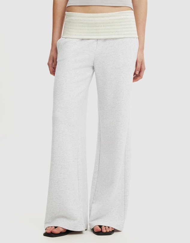 Cotton On - Fold Over Waistband Sweatpants