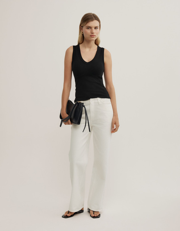 Witchery - Fine Rib V-neck Tank