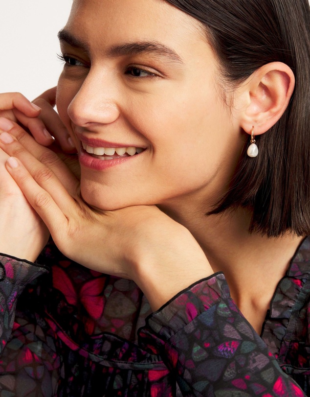 Ted Baker - Periaa Pearl Huggie Earrings