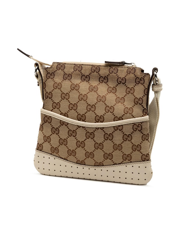 Pre-Loved by Azura Reborn - Pre-Loved GG Canvas Perforated Crossbody